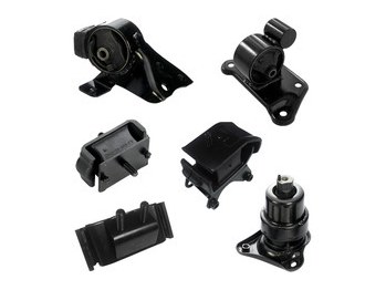 Bonded engine mountings in a range of sizes