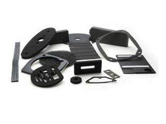Foam and sponge gaskets, die-cut and moulded