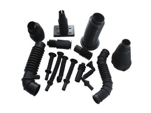 Moulded rubber hoses, bellows and convoluted boots